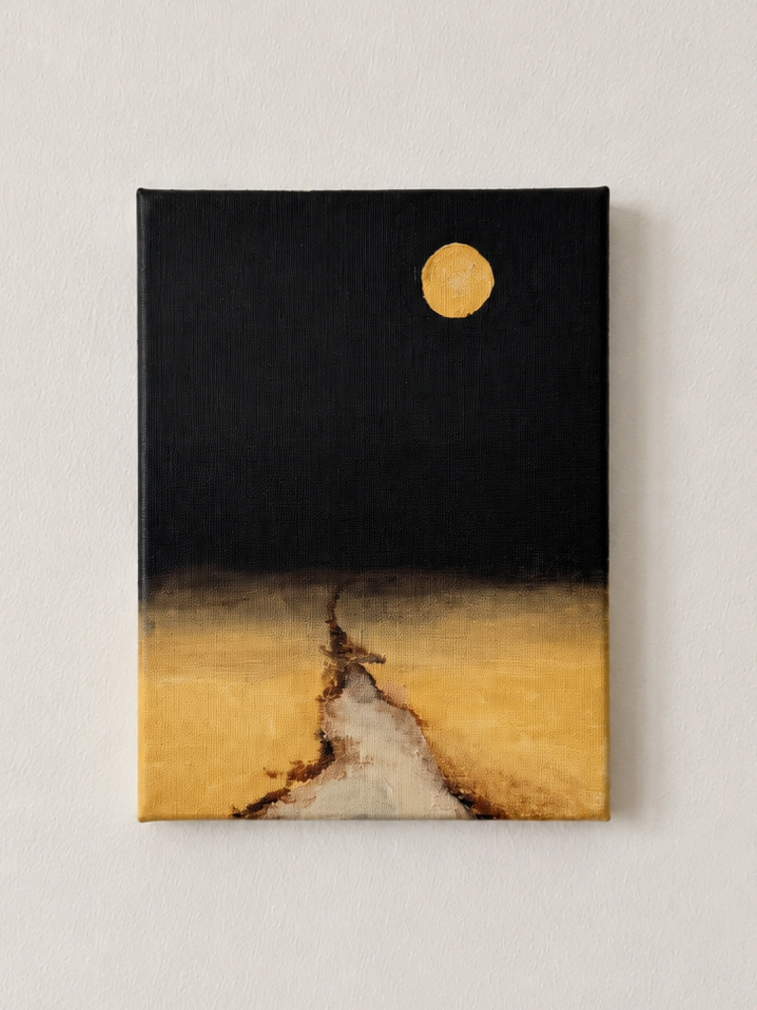 The Road Remembers — acrylic painting by Vasilisa Kariagdyeva