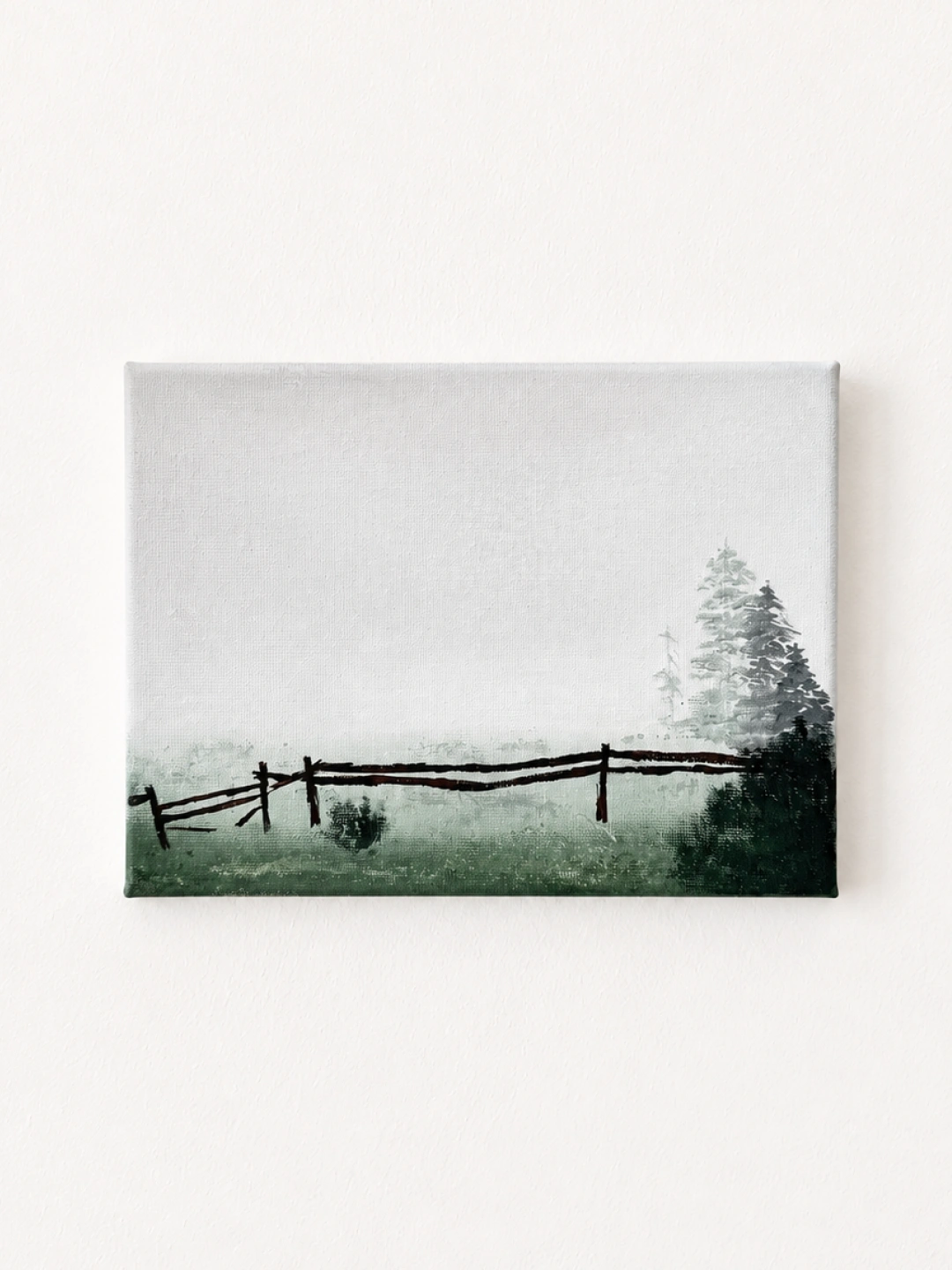 The Distance Between Us — acrylic painting by Vasilisa Kariagdyeva